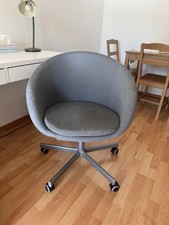 Ikea Skruvsta Drehstuhl Grau