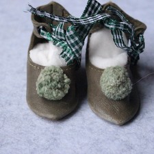Jumeau Puppenschuhe aus Leder