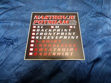 Nastrovje Potsdam Screen Printing Product Aufkleber 8x8cm Siebdruck T-Shirt