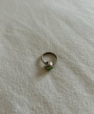 Energetix Magnetschmuck Ring silber grün 16