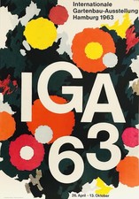 Original IGA 1963 Plakat
