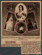 Constantin Danhelovsky Kaiserin Elisabeth Sissi 18.Todestag Adel Wien Paris 1916