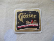 altes Bieretikett Brauerei Gösser Loeben-Göss (Österreich)