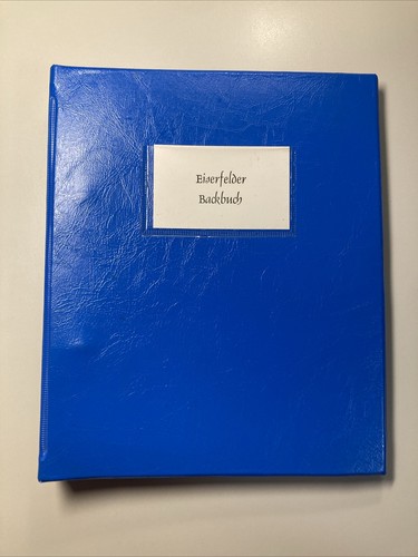 1982 eiserfelder backbuch - eiserfelder,