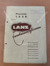 Lanz Harvesters Price List
