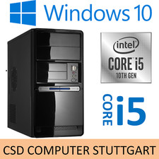 KOMPLETT-PC INTEL i5 10400 SIXCORE 6x 4,3GHz- 16GB 480GB Windows 10 MIT TPM2.0