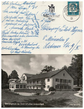 UNTERAMBACH Erholungsheim Antike Ansichtskarte selten alt gelaufen historische 