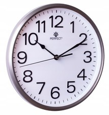 Wanduhr Quarzuhr Grau 25,5 cm