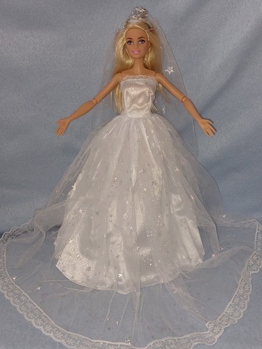 Barbie puppen kleid wedding - puppen,