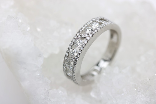 18k 750 weißgold - weißgold, ring