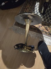 Honsel Tischlampe Messing 1990