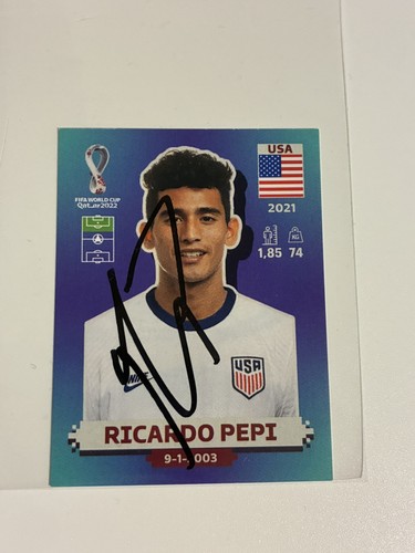 Ricardo pepi autogramm panini - ricardo,