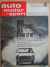 AUTO MOTOR UND SPORT 13- 27.6