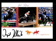 Ingrid Klimke Autogrammkarte Original Signiert Reiten + A 244818
