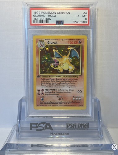 Pokemon glurak holo 102 base - glurak, 4/102