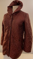 Damen Stepp Jacke Gr.40/42 Rot Seidenmatter Glanz FABIANI