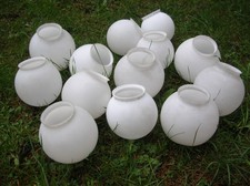 12 x altes Lampenglas