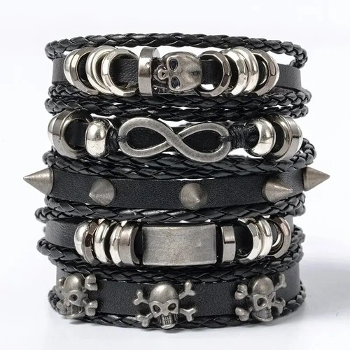 Herren punk gothic armband set - armband,