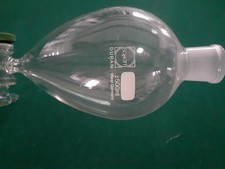 3 Scheidetrichter - 500ml, NS29/32 - 100ml, NS14,5 - 50ml, NS14,5 -bauchige Form