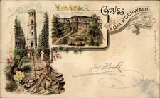 Litho Oybin in Sachsen, Gruß