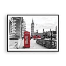 Wandbilder 100x70cm Poster Schuppen Telefon London Wandposter Bilder Wanddeko
