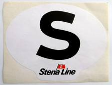 Werbe-Aufkleber Stena Line