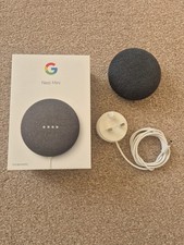 Google Nest Mini (2. Gen) Smart Lautsprecher - Anthrazit (Schwarz) - Originalverpackt