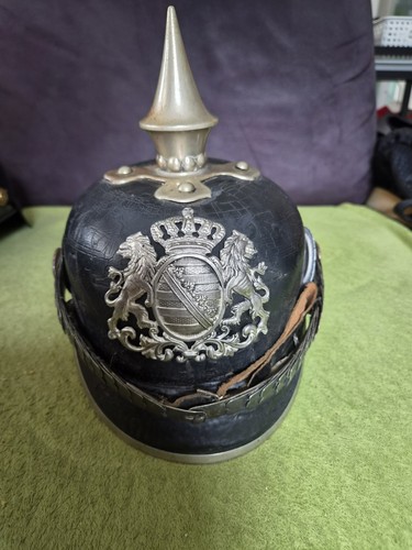 Pickelhaube sachsen schutzmann - sachsen,