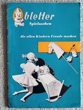 vintage Spielzeug Katalog 1959 Spielsachen Obletter  München 2 Karlsplatz  52 S.