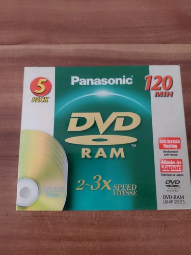 Panasonic dvd ram - 4,7gb, 120min