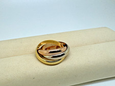 CARTIER Trinity Ring 44mm Breit 18kt Tricolor Gold RW55 1997