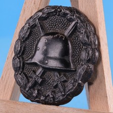 Verwundetenabzeichen schwarz DRGM Eisenblech schwarz lackiert