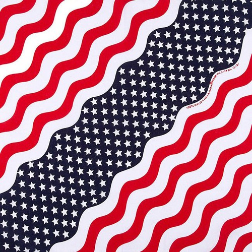Biker wavy american flag - american, usa