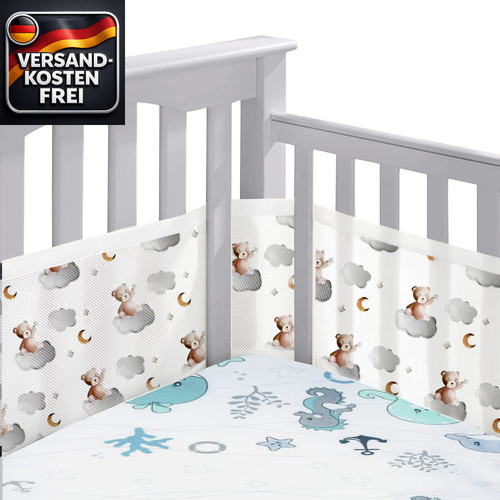 Babybett umrandung mit