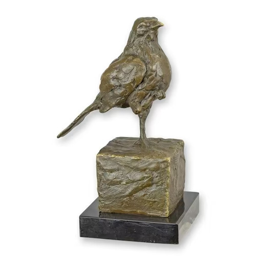 Bronze skulptur figur - skulptur, /
