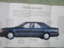 Mercedes Benz W124 Flyer Gebrauchtwagen Katalog 1/1995