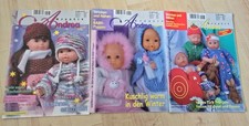 puppenkleidung  Andrea kreativ nähen stricken häkeln 3 Hefte