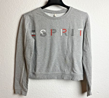 Esprit Sweatshirt Pullover Cropped Grau Mädchen Gr. 164