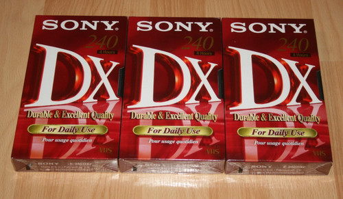 Sony vhs 240 3 - dx,,