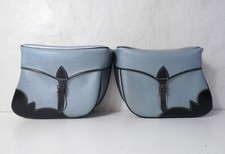 Paar Skai Taschen blau Vintage