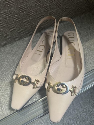 Gucci beige leder - beige,