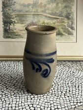 Antik Steinzeug Westerwald Flasche Höhe 26 cm Durchmesser 13 cm