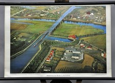 Foto Poster Rollbild Wandbild Landhausstil Weserkreuz bei Minden 