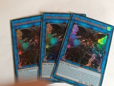 Yu Gi Oh! 3x Cherubini, schwarzer Engel des brennenden (RA01-DE042) ULTRA RARE