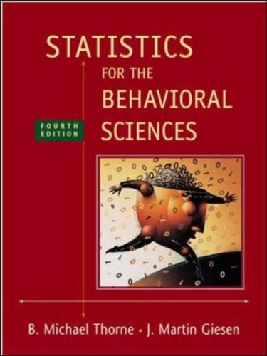 Statistics for the behavioral - statistics,