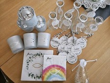 Dekoration Konfirmation ✝️ 25-teilig ✝️ TOP ✝️ Vasen, Teelichtgläser u.a.