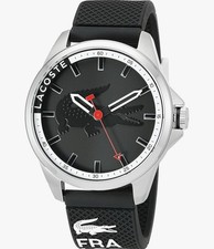 Lacoste Men's Capbreton Black Rubber Watch - Herrenuhr