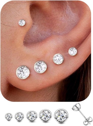Ohrringe paar silber 925 - 5,