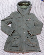 Hollister, Parka , Khaki, Gefüttert