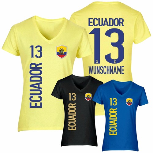 Fanshirt ecuador trikot damen - fanshirt,